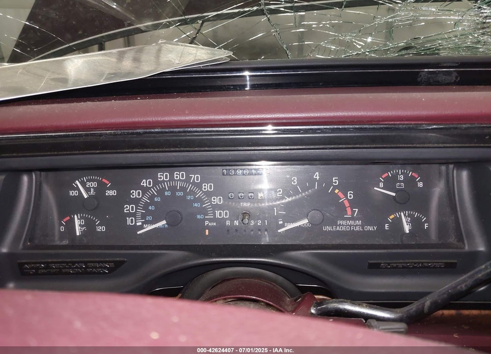 1993 BUICK PARK AVENUE VIN: 1G4CU5315P1604663