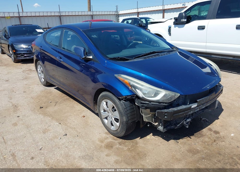 2016 HYUNDAI ELANTRA SE VIN: 5NPDH4AE3GH731210