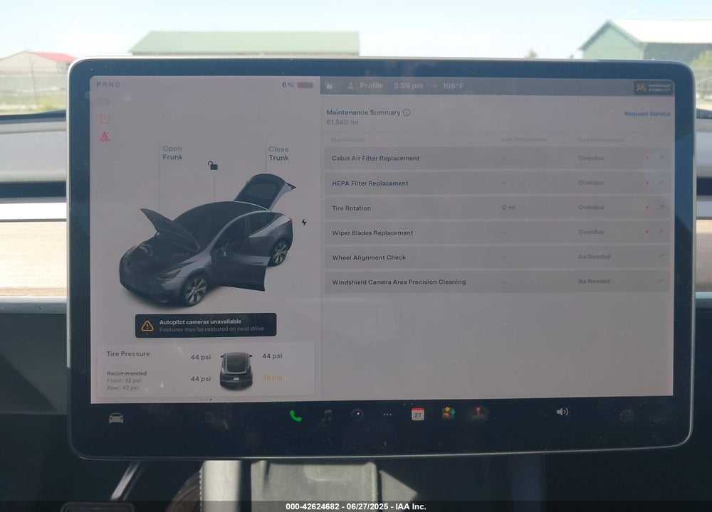 2021 TESLA MODEL Y VIN: 5YJYGDEE2MF241642