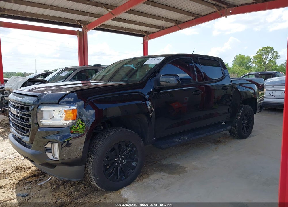 2022 GMC CANYON 4WD SHORT BOX ELEVATION VIN: 1GTG6CEN8N1323216