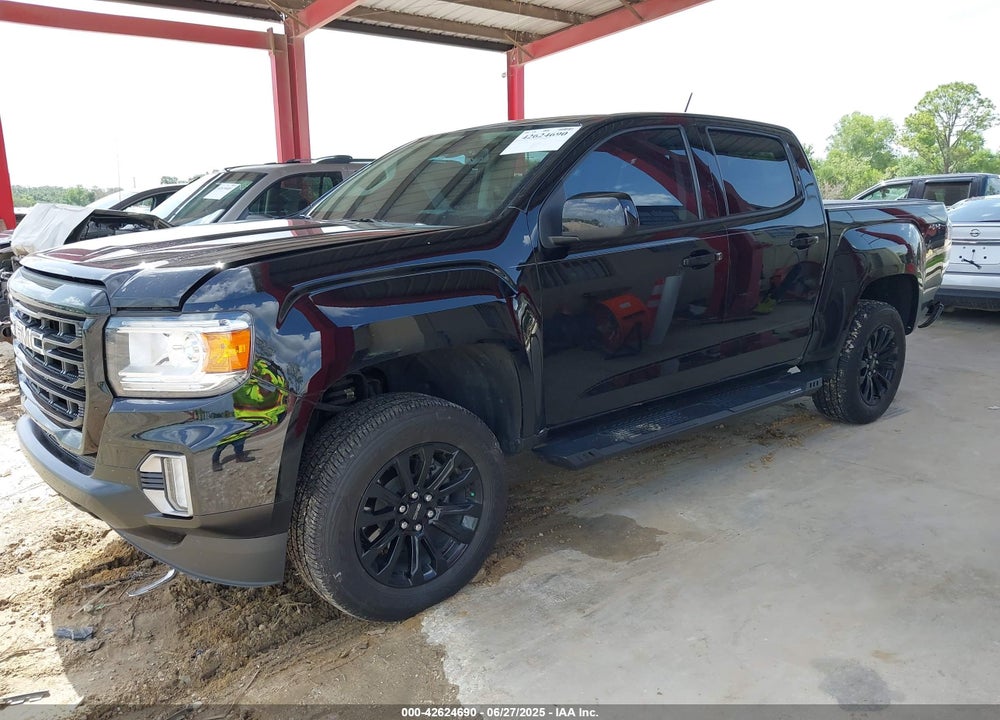 2022 GMC CANYON 4WD SHORT BOX ELEVATION VIN: 1GTG6CEN8N1323216