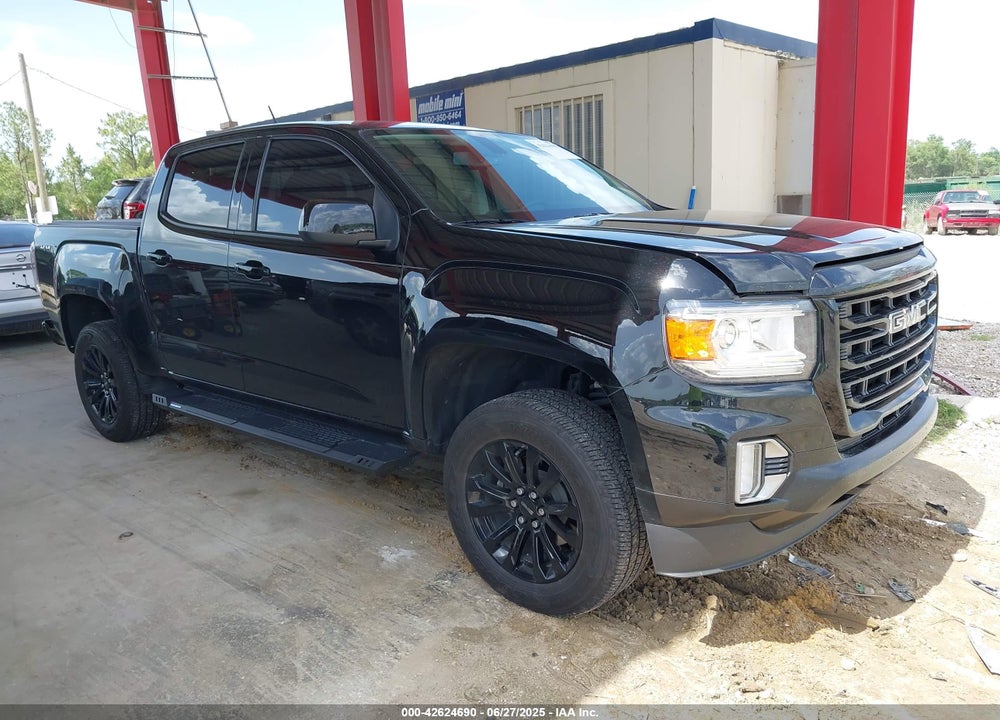 2022 GMC CANYON 4WD SHORT BOX ELEVATION VIN: 1GTG6CEN8N1323216