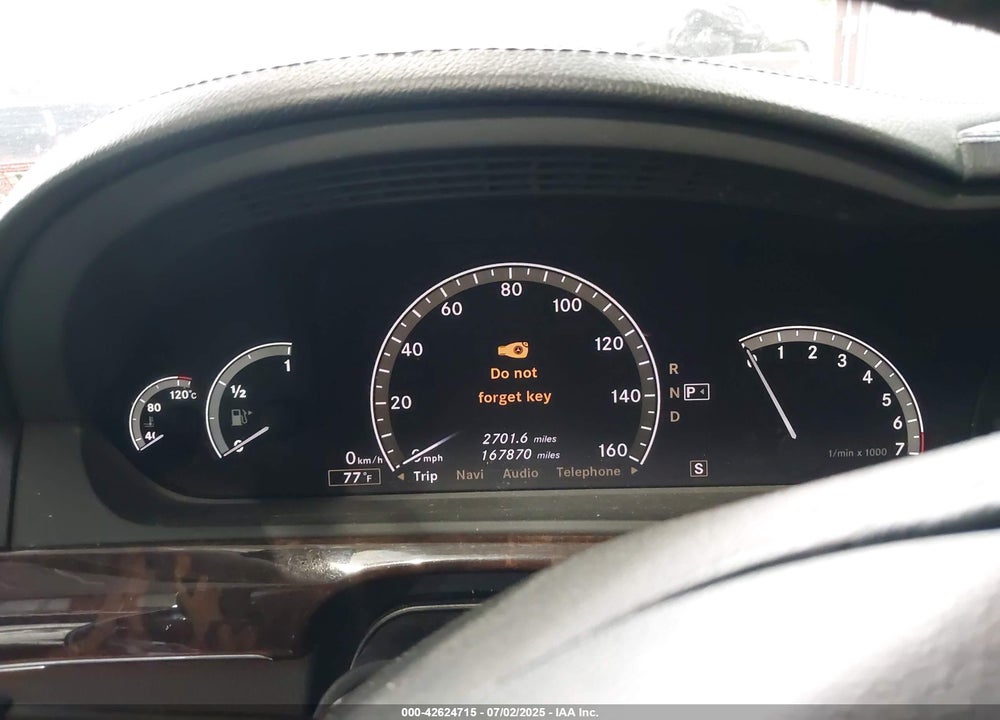 2007 MERCEDES-BENZ S CLASS VIN: WDDNG86X47A102271