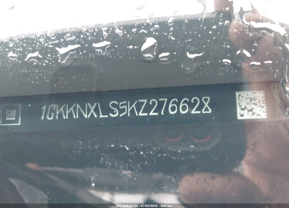 2019 GMC ACADIA DENALI VIN: 1GKKNXLS5KZ276628