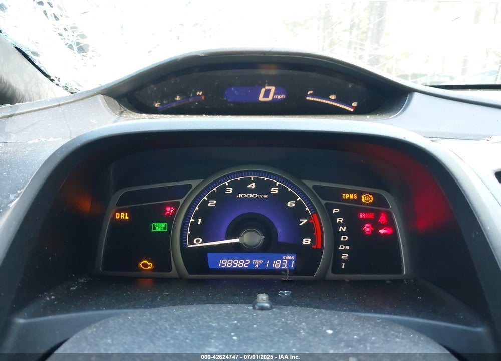 2008 HONDA CIVIC VIN: 1HGFA168X8L097147
