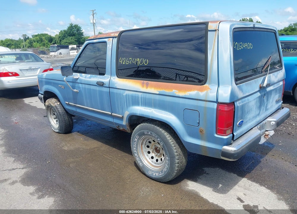1989 FORD BRONCO II VIN: 1FMCU14T6KUB24535