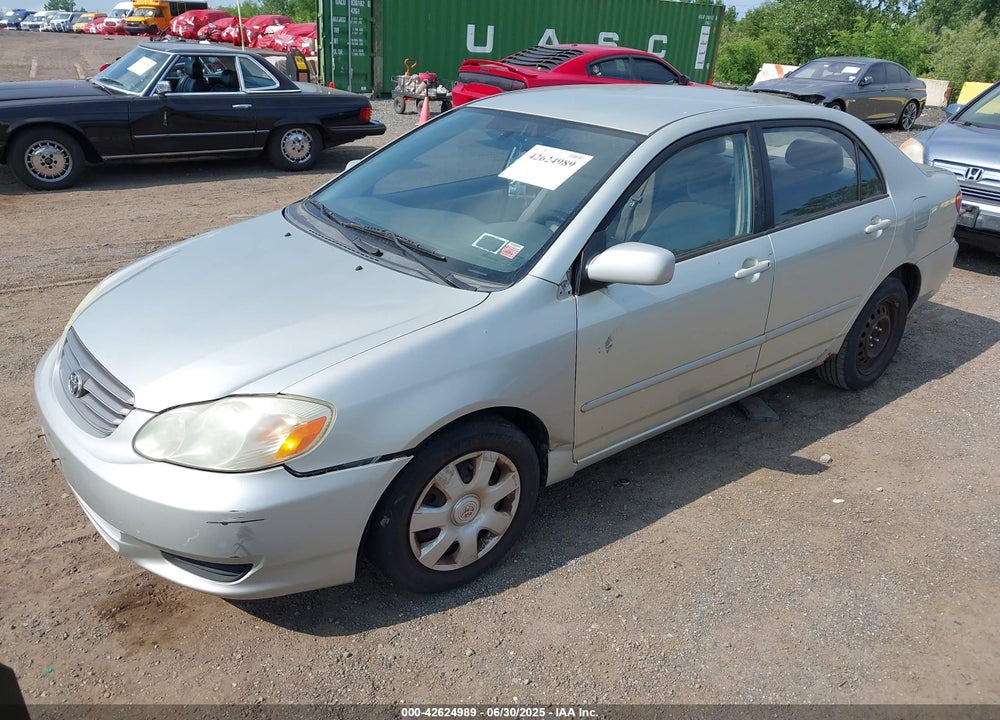 2003 TOYOTA COROLLA LE VIN: JTDBR32E730041142
