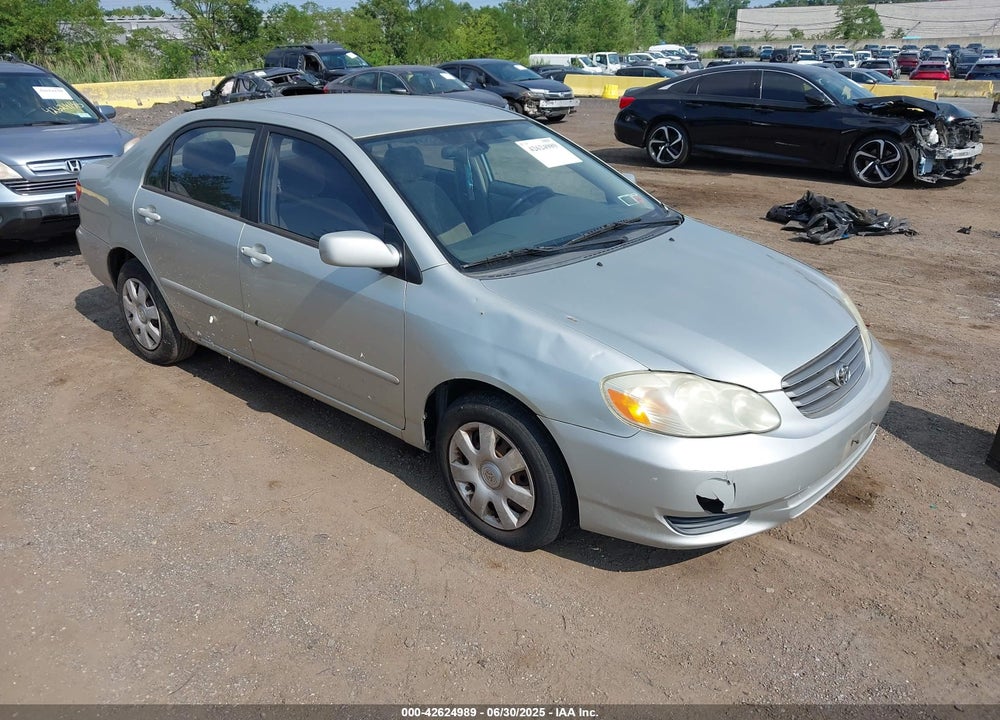 2003 TOYOTA COROLLA LE VIN: JTDBR32E730041142