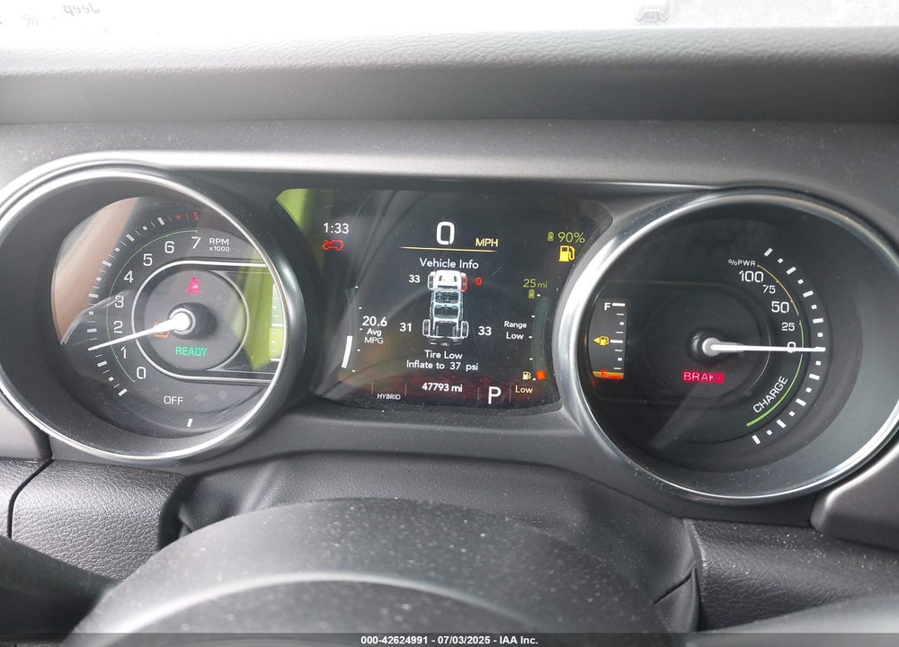 2023 JEEP WRANGLER 4XE 4X4 VIN: 1C4JJXN67PW661491