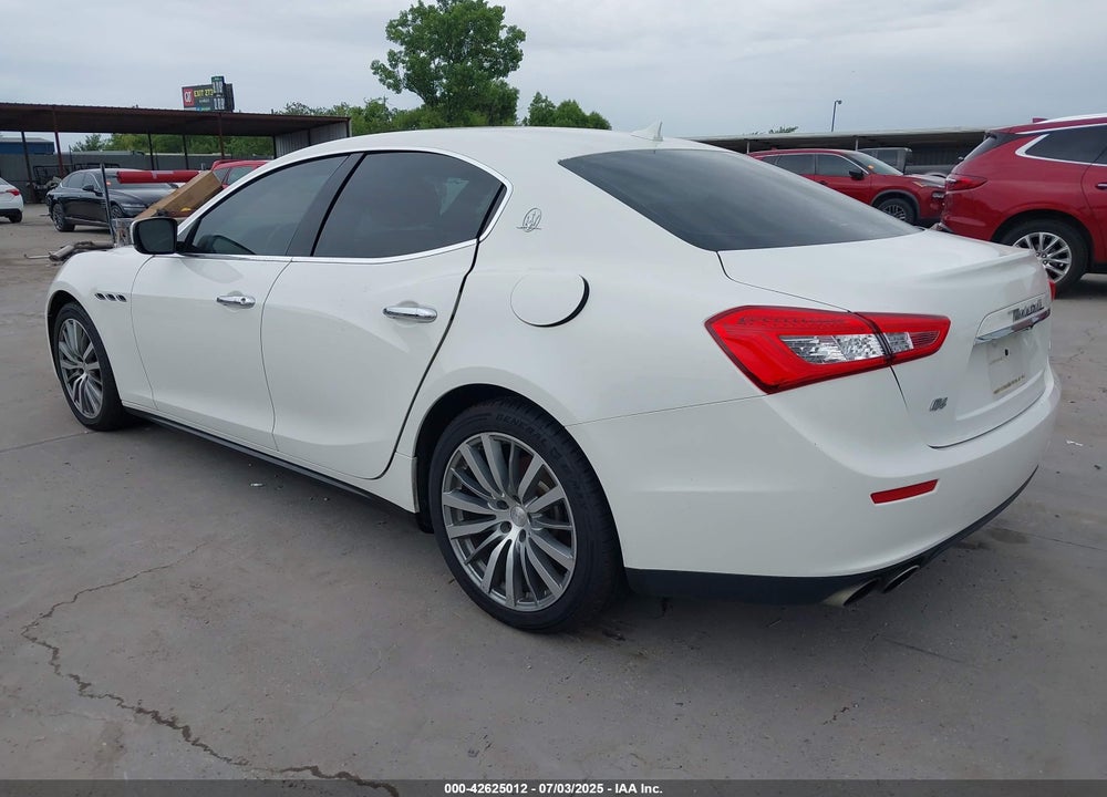 2016 MASERATI GHIBLI VIN: ZAM57XSA4G1179417