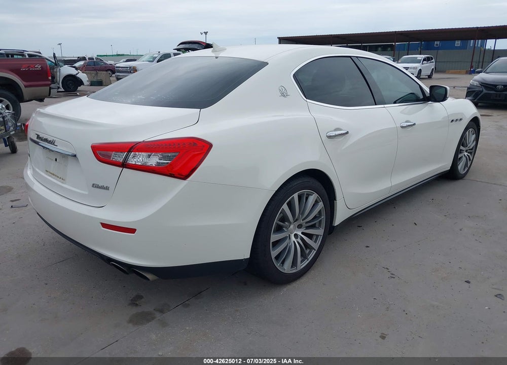 2016 MASERATI GHIBLI VIN: ZAM57XSA4G1179417