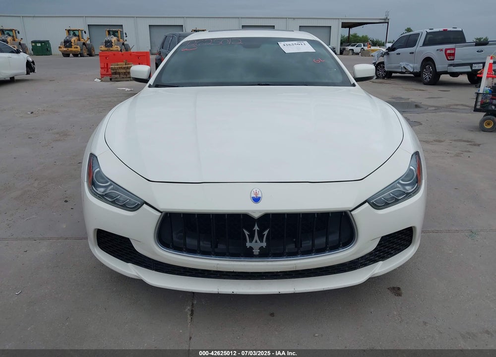 2016 MASERATI GHIBLI VIN: ZAM57XSA4G1179417