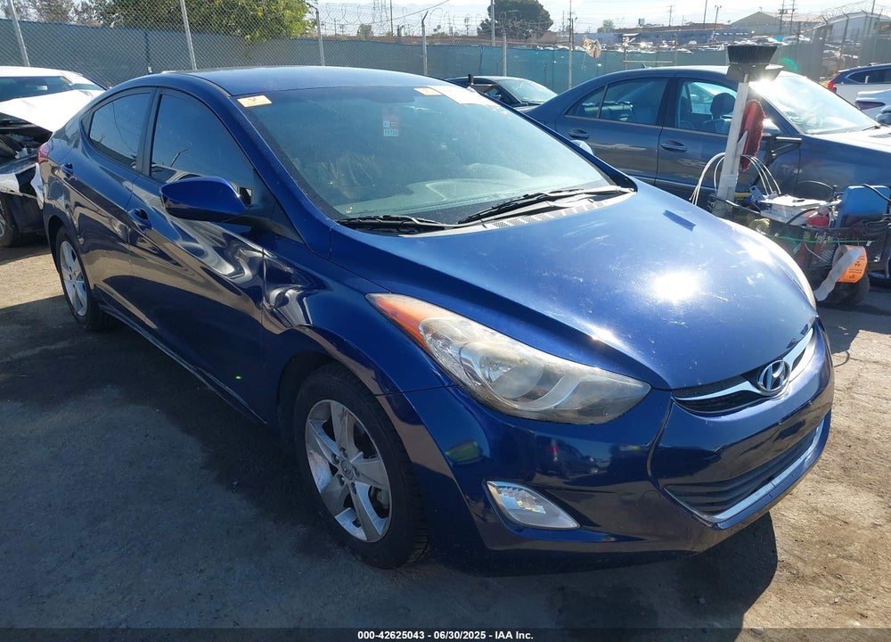 2013 HYUNDAI ELANTRA GLS VIN: KMHDH4AE3DU711312