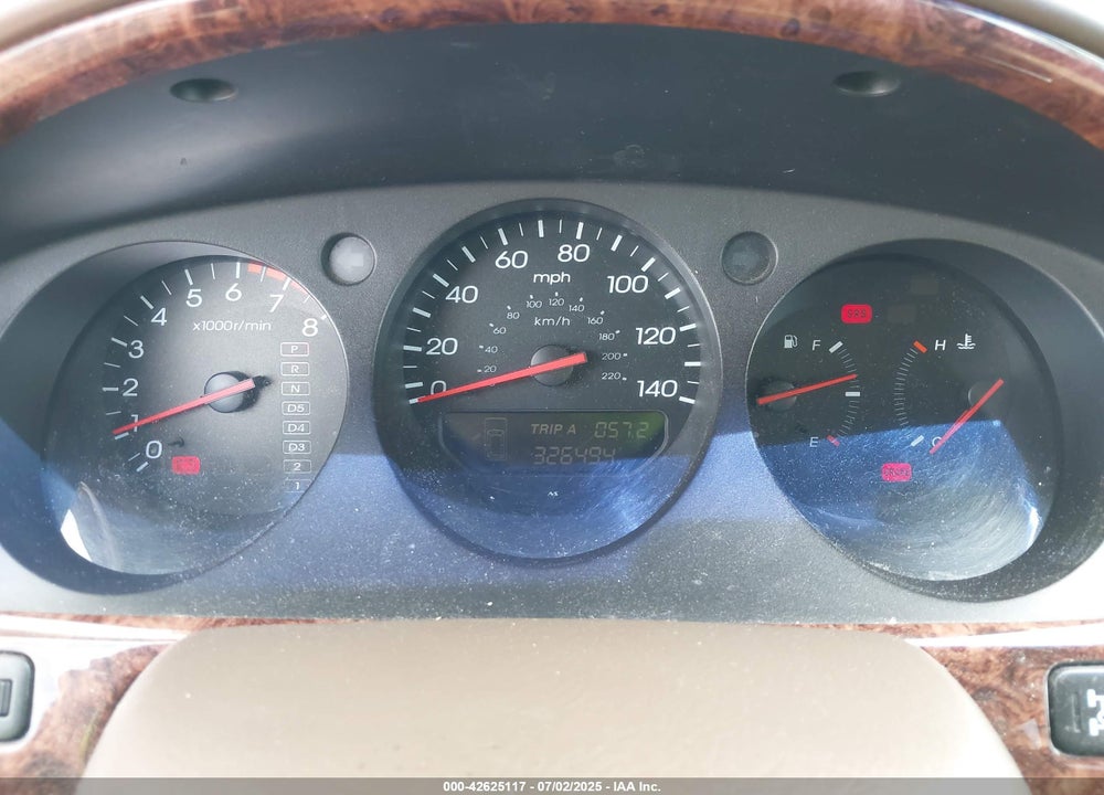 2002 ACURA MDX VIN: 2HNYD18652H536926
