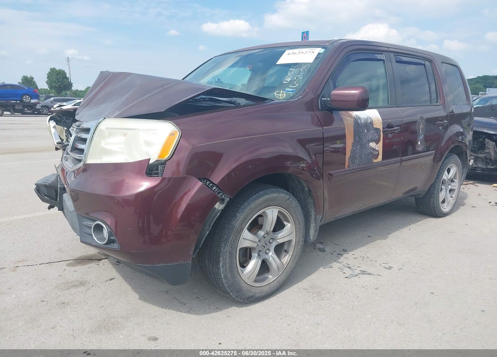2013 HONDA PILOT VIN: 5FNYF4H47DB065287