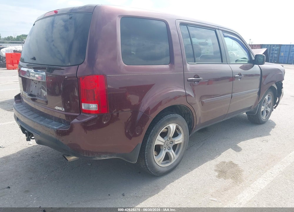 2013 HONDA PILOT VIN: 5FNYF4H47DB065287