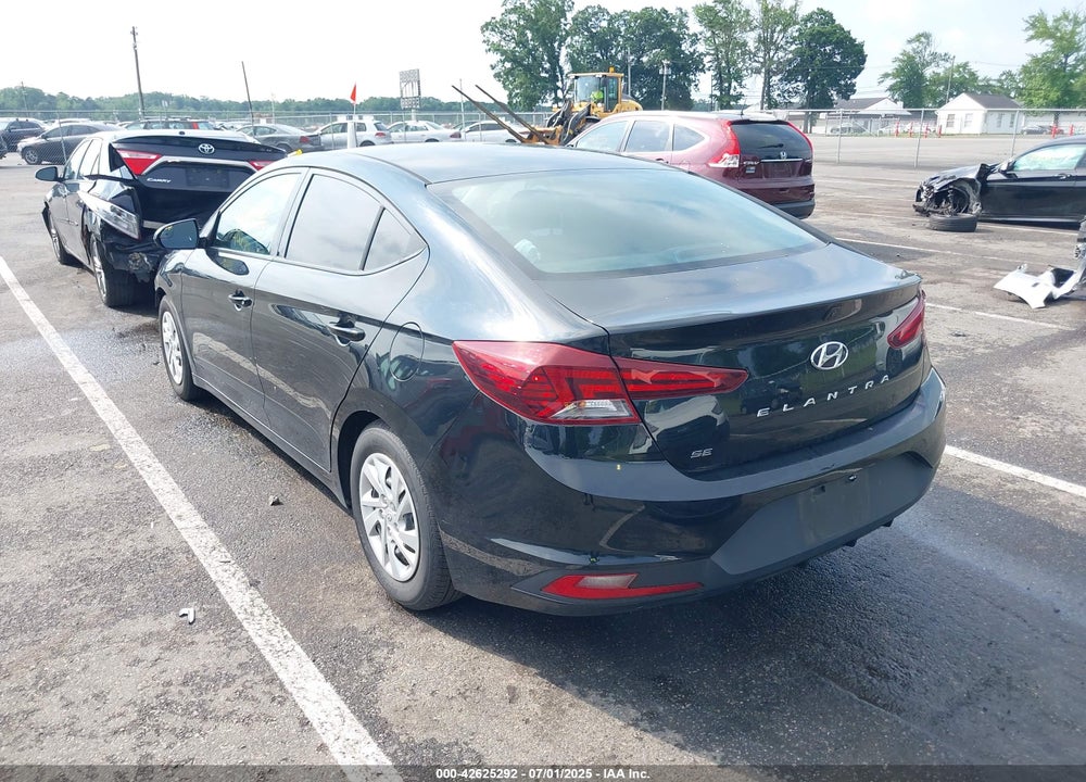 2019 HYUNDAI ELANTRA SE VIN: 5NPD74LF6KH434112