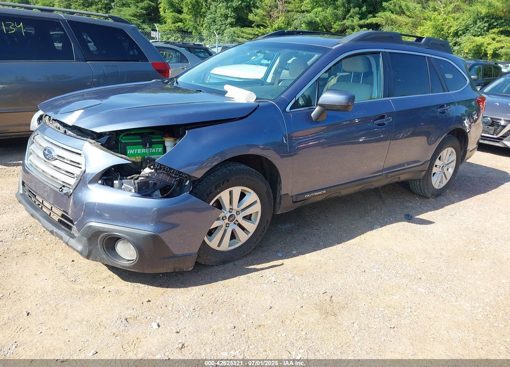 2016 SUBARU OUTBACK 2.5I PREMIUM VIN: 4S4BSACC2G3202566