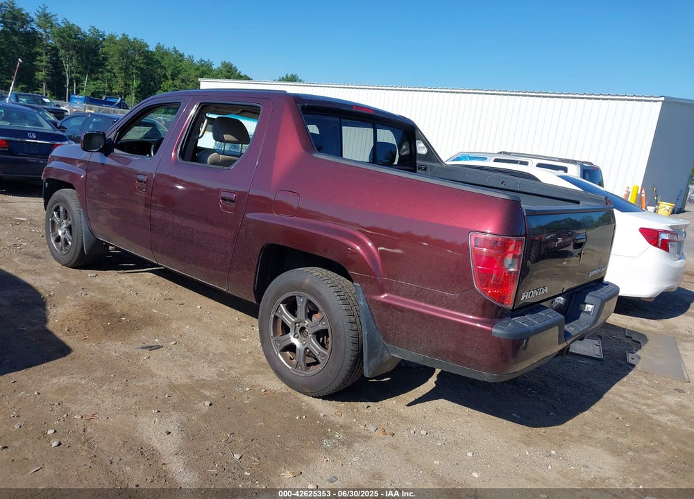 2009 HONDA RIDGELINE VIN: 5FPYK16509B103530