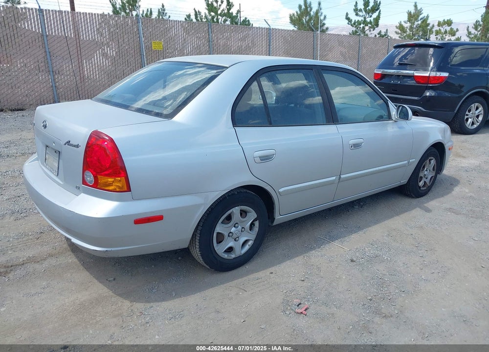 2003 HYUNDAI ACCENT GL VIN: KMHCG45C13U430017