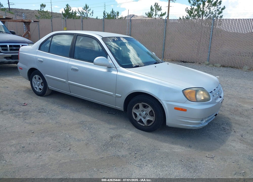 2003 HYUNDAI ACCENT GL VIN: KMHCG45C13U430017