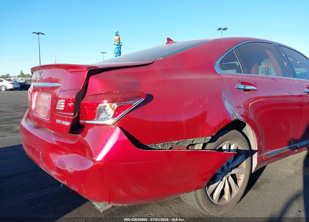 2012 LEXUS ES350 VIN: JTHBK1EGXC2491201