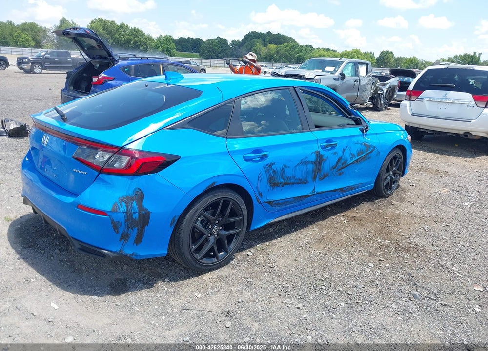 2025 HONDA CIVIC VIN: 19XFL2H87SE023437