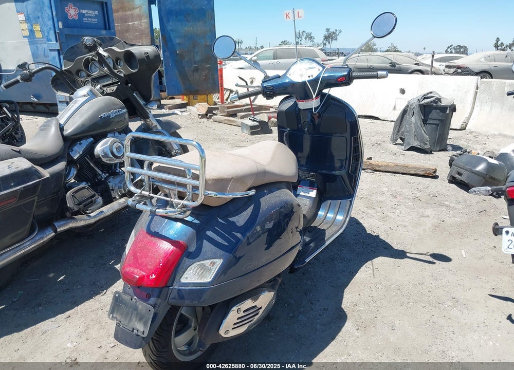 2008 VESPA GTS 250 VIN: ZAPM459LX85006806