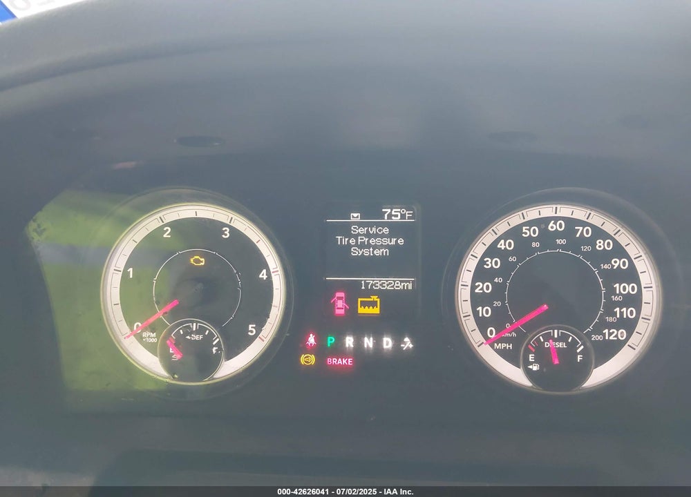 2013 RAM 2500 TRADESMAN VIN: 3C6UR5CL1DG575999