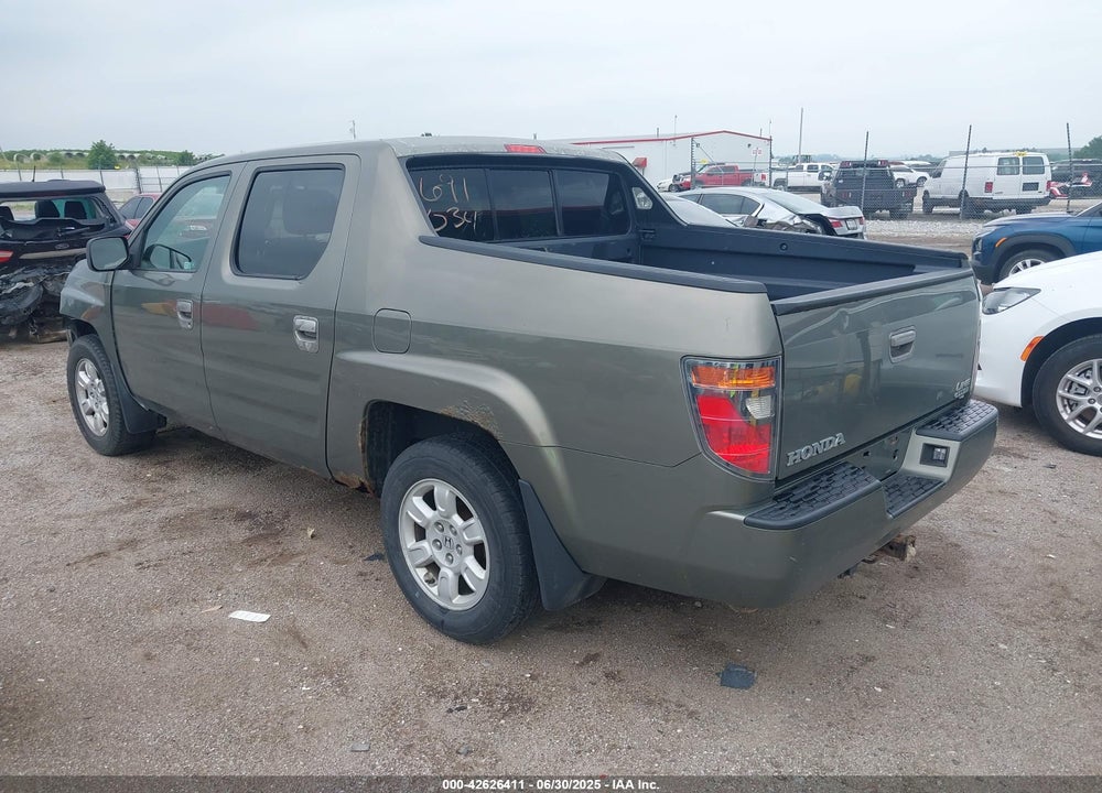 2007 HONDA RIDGELINE VIN: 2HJYK16517H513832