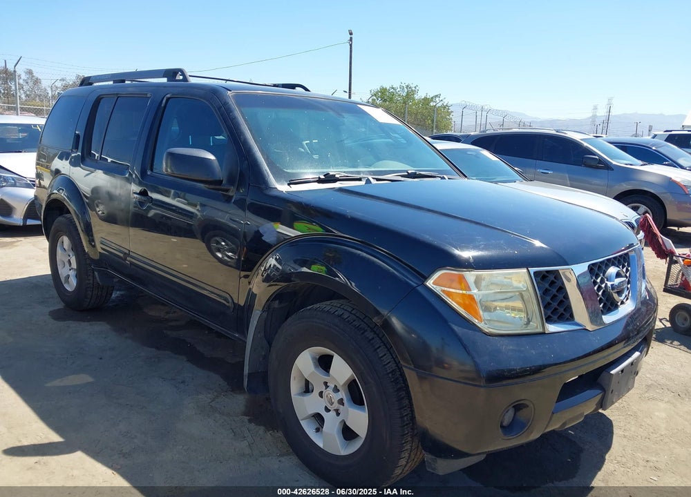 2005 NISSAN PATHFINDER XE VIN: 5N1AR18UX5C721693