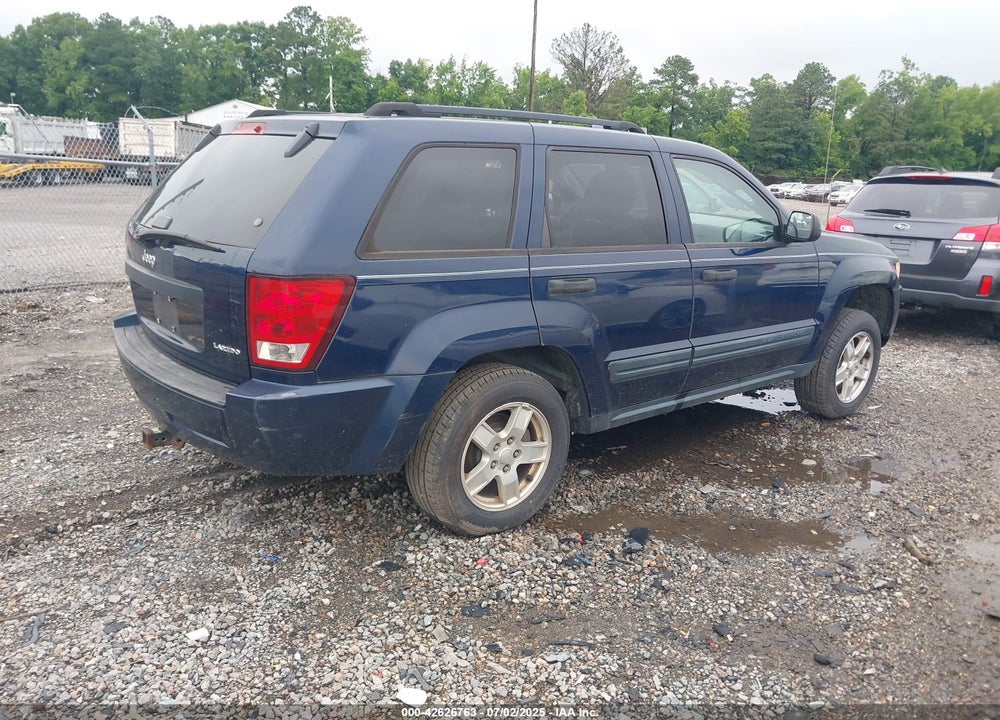 2005 JEEP GRAND CHEROKEE LAREDO VIN: 1J4GS48K65C717220