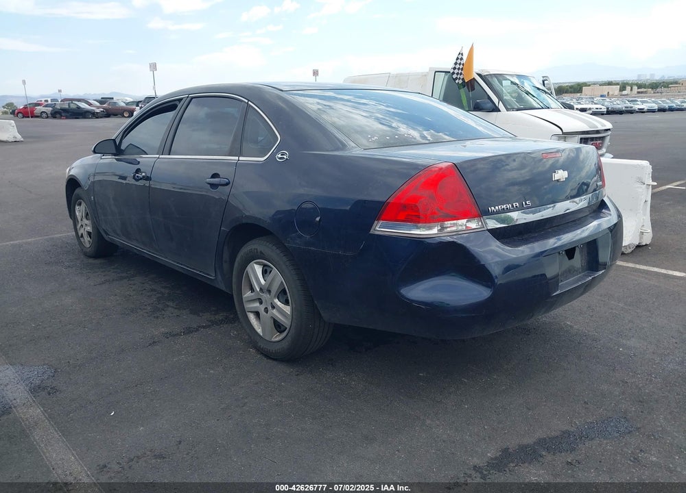 2008 CHEVROLET IMPALA VIN: 2G1WB58K089284991