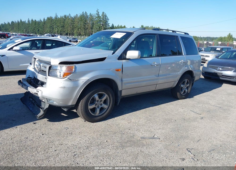 2008 HONDA PILOT VIN: 5FNYF18358B027763