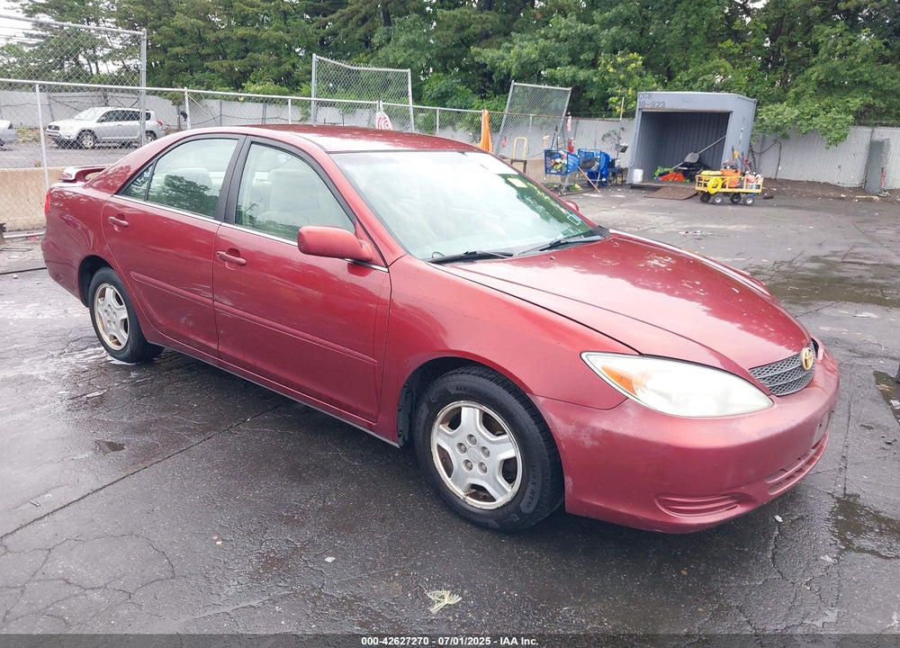 2002 TOYOTA CAMRY LE V6 VIN: 4T1BF32K22U527035