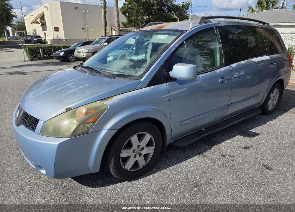 2004 NISSAN QUEST 3.5 SL VIN: 5N1BV28U14N331316