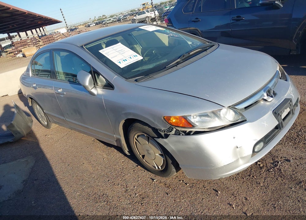 2007 HONDA CIVIC HYBRID VIN: JHMFA362X7S023851