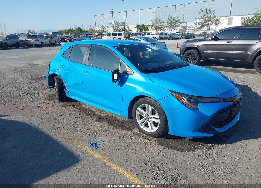 2019 TOYOTA COROLLA SE VIN: JTNK4RBE6K3022219