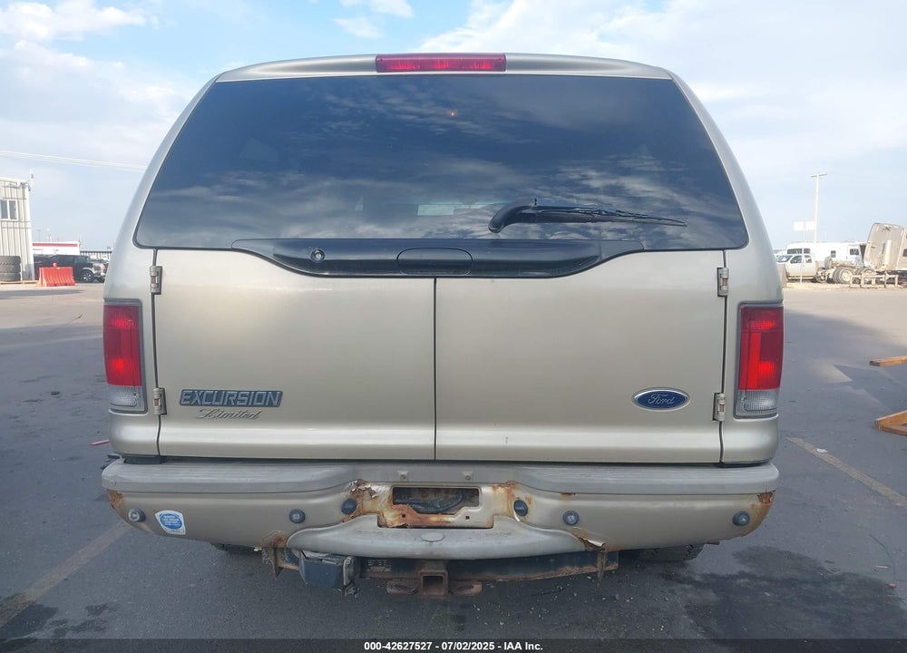 2005 FORD EXCURSION LIMITED VIN: 1FMNU43S05ED45873