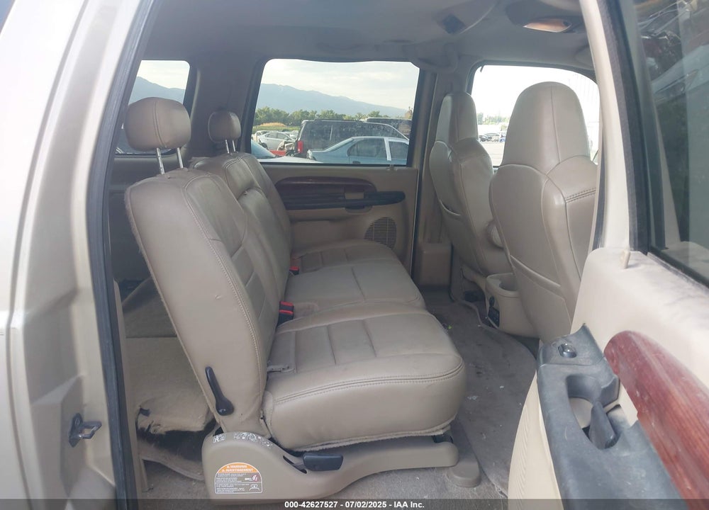 2005 FORD EXCURSION LIMITED VIN: 1FMNU43S05ED45873