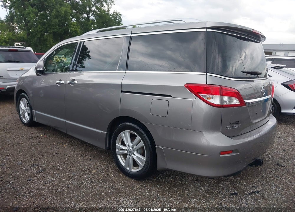 2013 NISSAN QUEST SL VIN: JN8AE2KP1D9060306