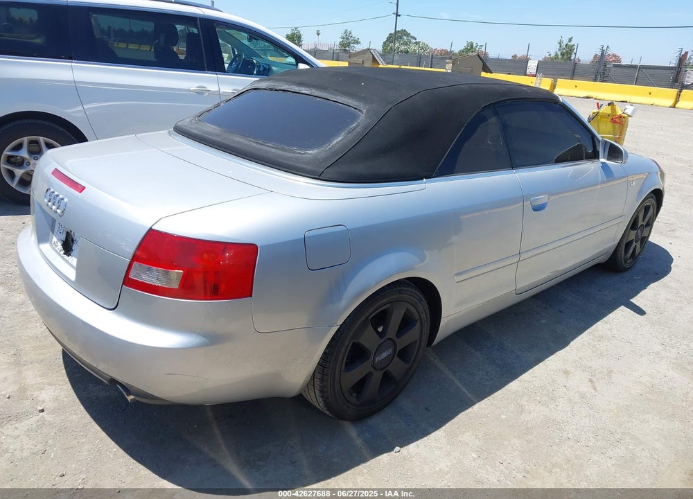 2004 AUDI A4 1.8T VIN: WAUAC48H74K018158