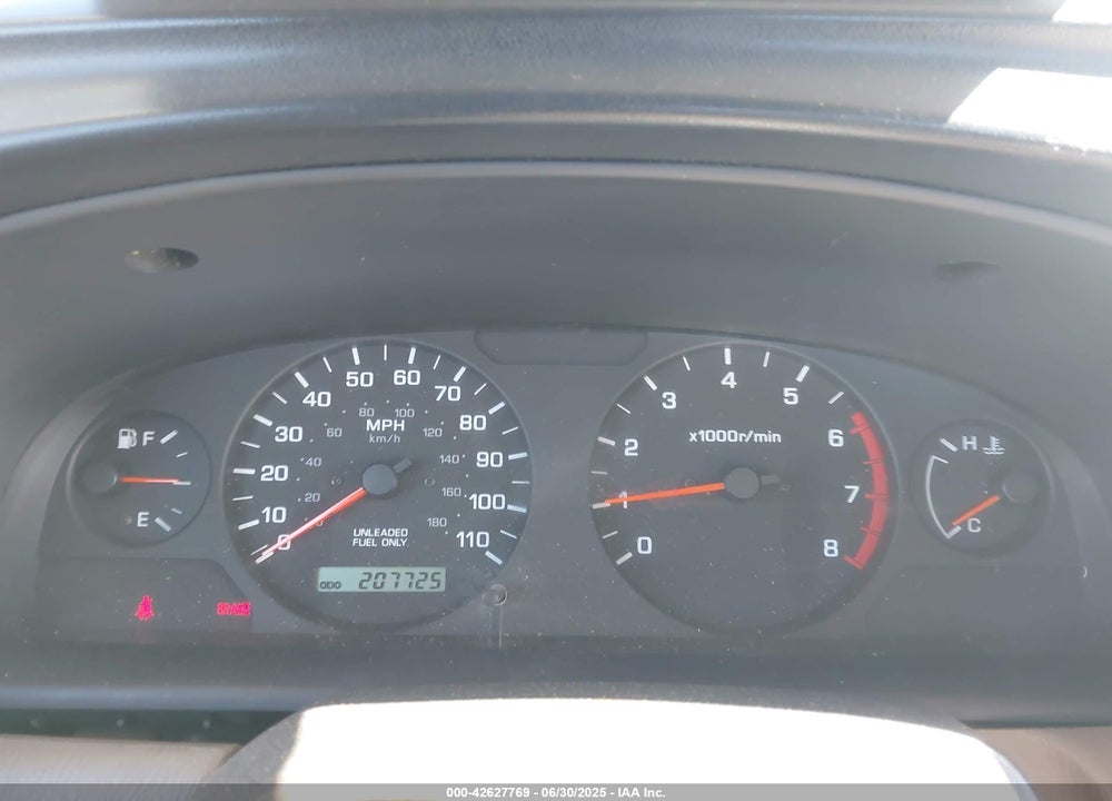 2000 NISSAN FRONTIER XE VIN: 1N6DD26S4YC394572