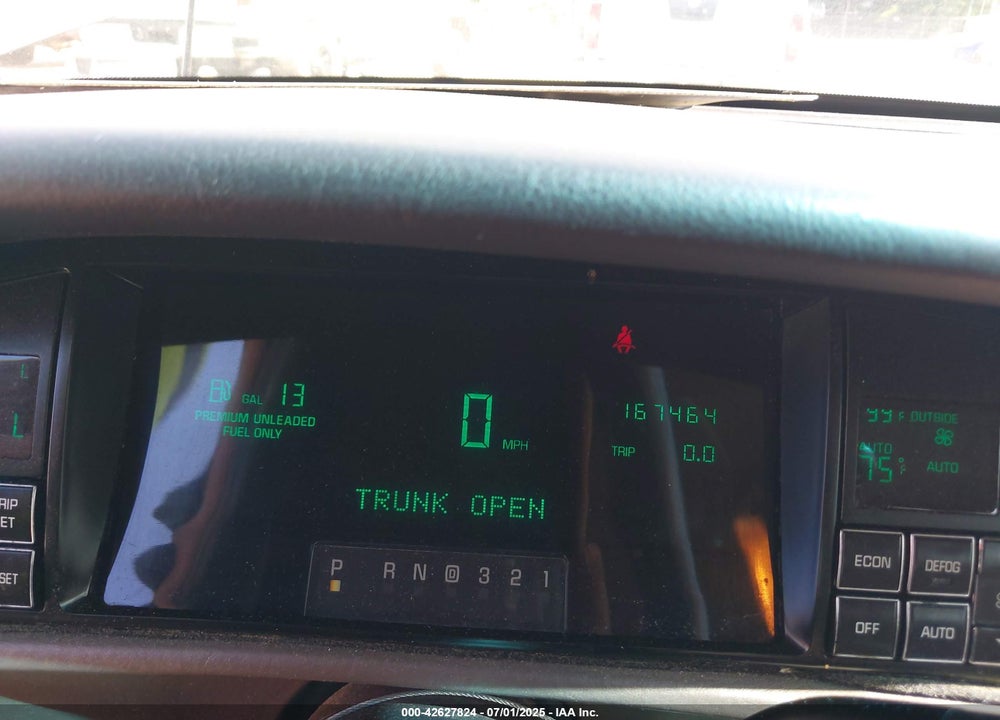 1994 CADILLAC DEVILLE VIN: 1G6KD52B4RU253534