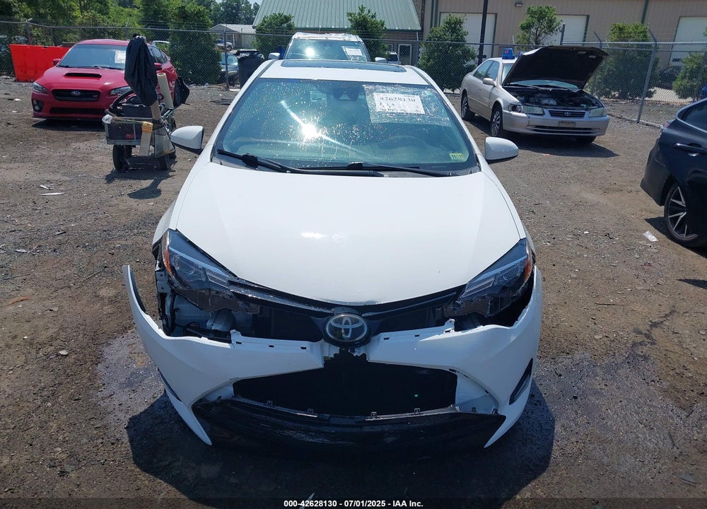 2018 TOYOTA COROLLA VIN: 2T1BURHE9JC969160