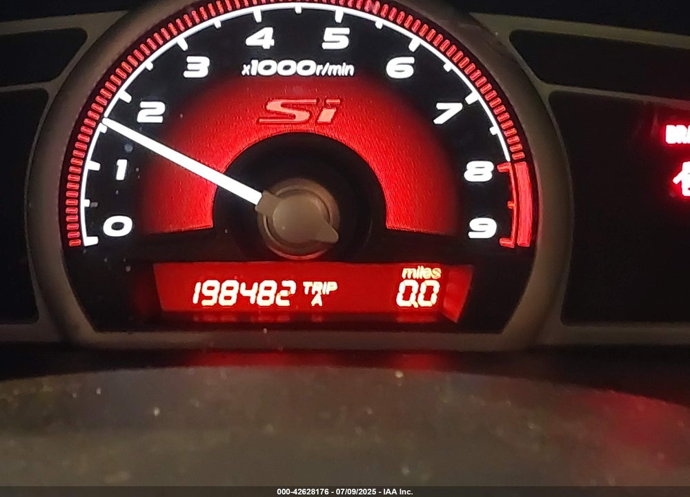 2007 HONDA CIVIC SI VIN: 2HGFA55557H710799