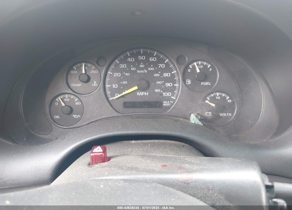 2001 CHEVROLET S-10 VIN: 1GCCS14521K117622