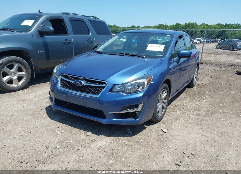 2016 SUBARU IMPREZA VIN: JF1GJAB69GH015990