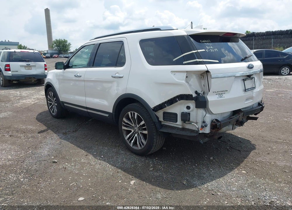 2017 FORD EXPLORER PLATINUM VIN: 1FM5K8HT9HGD01300