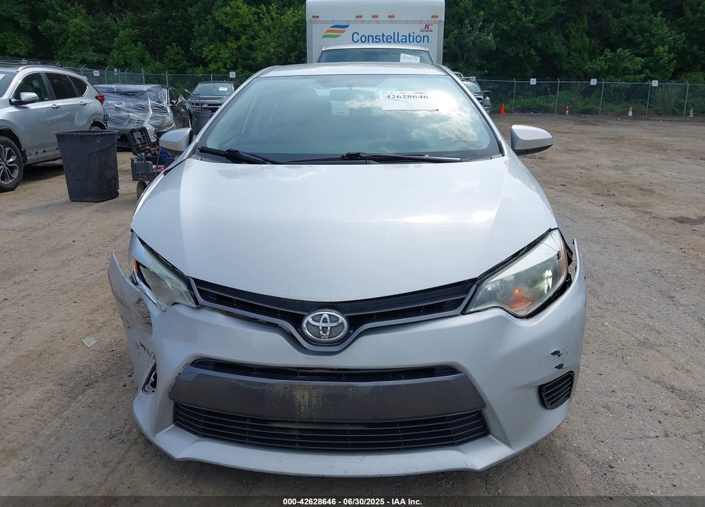 2015 TOYOTA COROLLA VIN: 2T1BURHE6FC406865